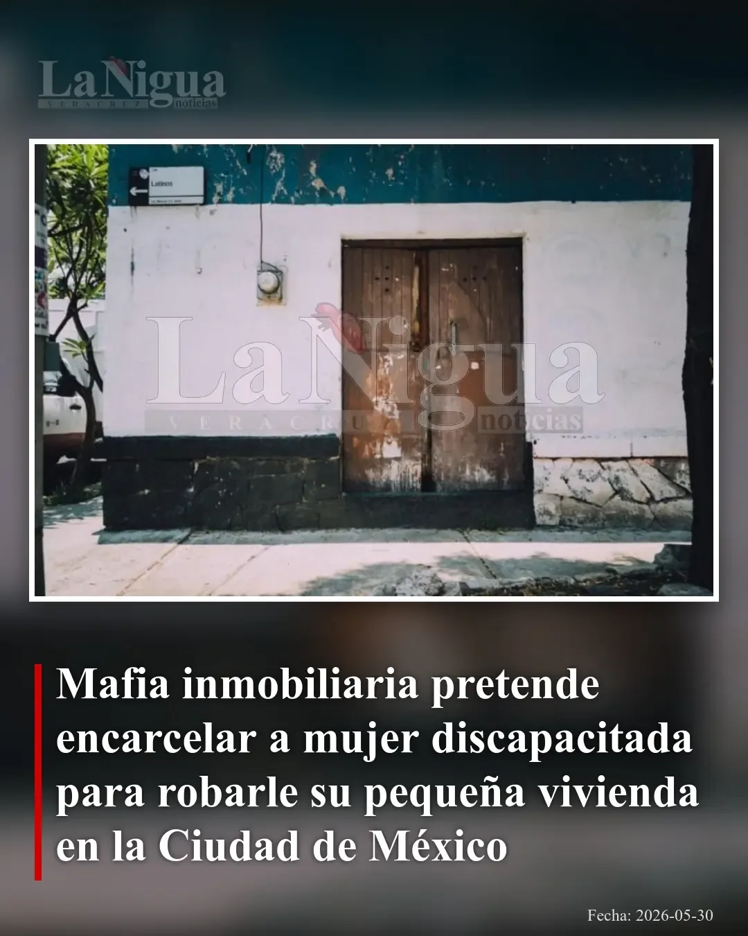 Mujer con discapacidad enfrenta intento de desalojo en Ciudad de México por red inmobiliaria