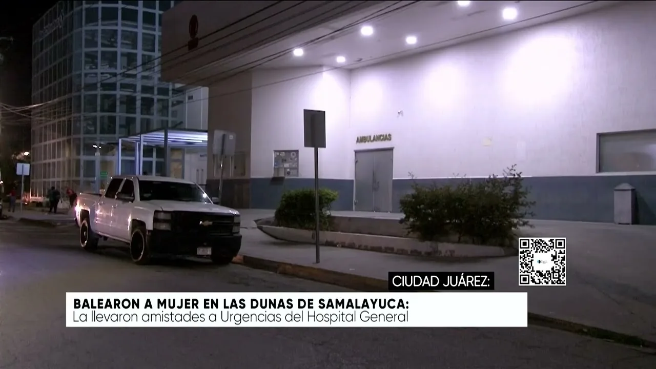 Mujer herida por disparos en las dunas de Samalayuca es trasladada al hospital