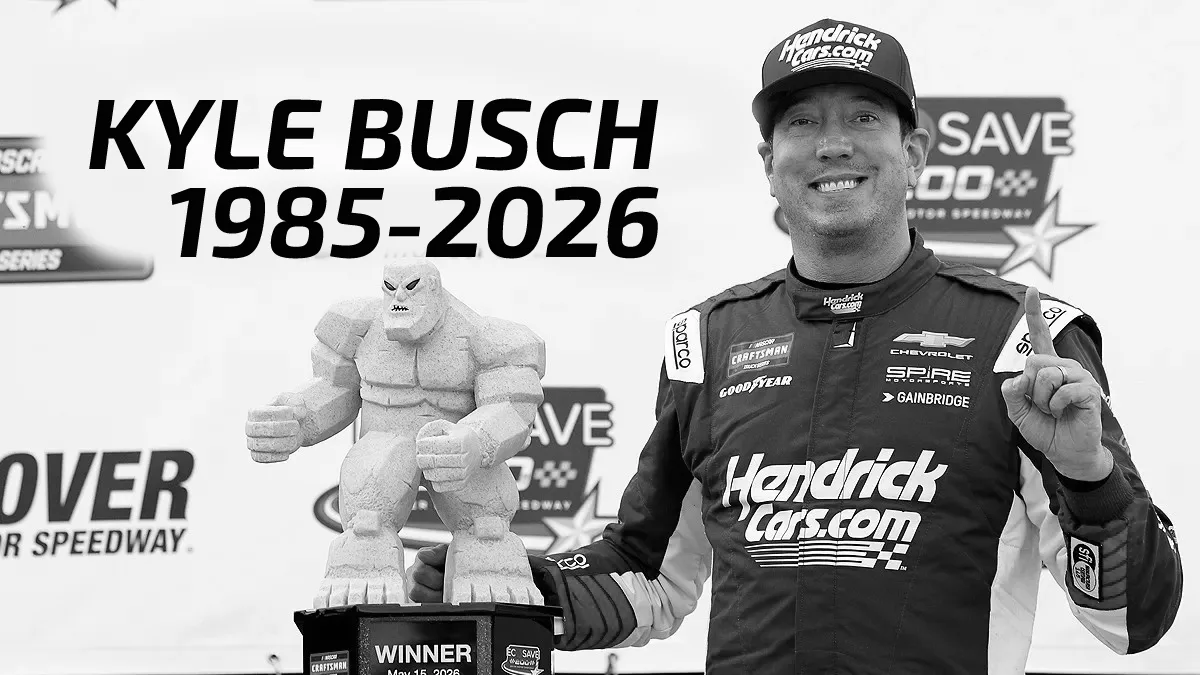 Murió Kyle Busch, ícono de NASCAR y uno de los pilotos con más victorias