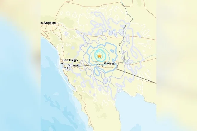 Ocho temblores afectan Baja California por enjambre sísmico en California