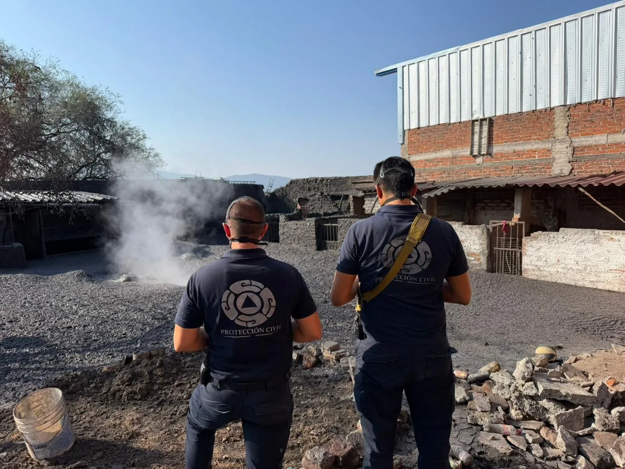 Protección Civil atiende fenómeno hidrotermal en Ixtlán y mantiene vigilancia en la zona