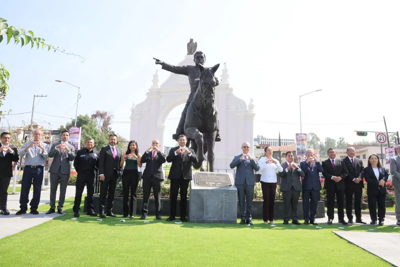 Puebla inaugura la rehabilitación del Arco de Loreto y escultura de Ignacio Zaragoza