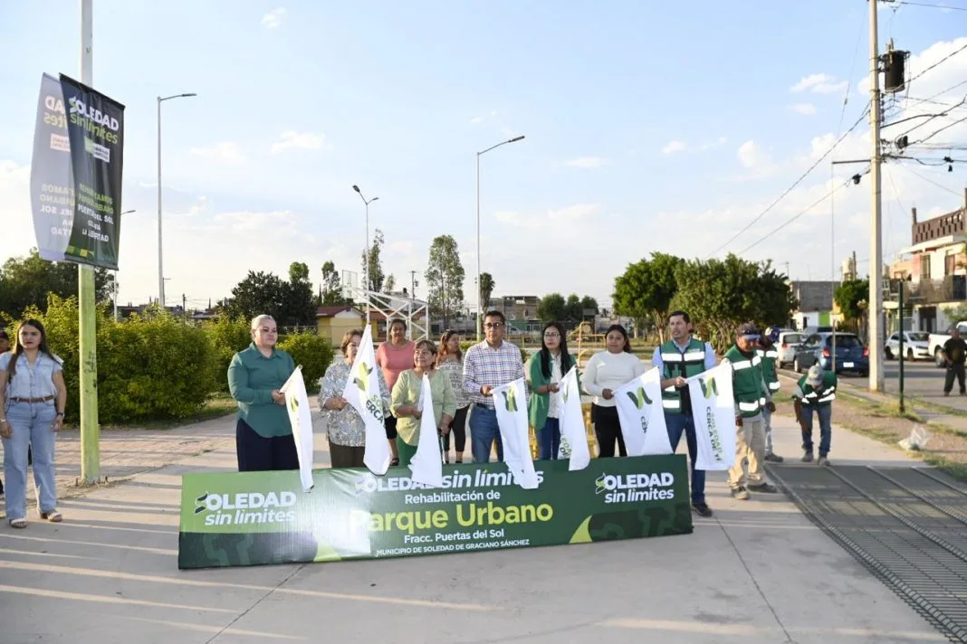 Rehabilitan parque urbano en Puertas del Sol para fortalecer espacios seguros de convivencia infantil