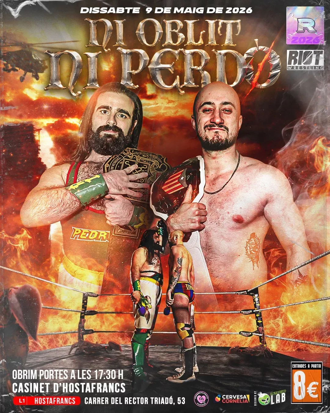 Resist Pro Wrestling presentó “Ni Oblit Ni Perdó” con defensas clave y rivalidades tensas