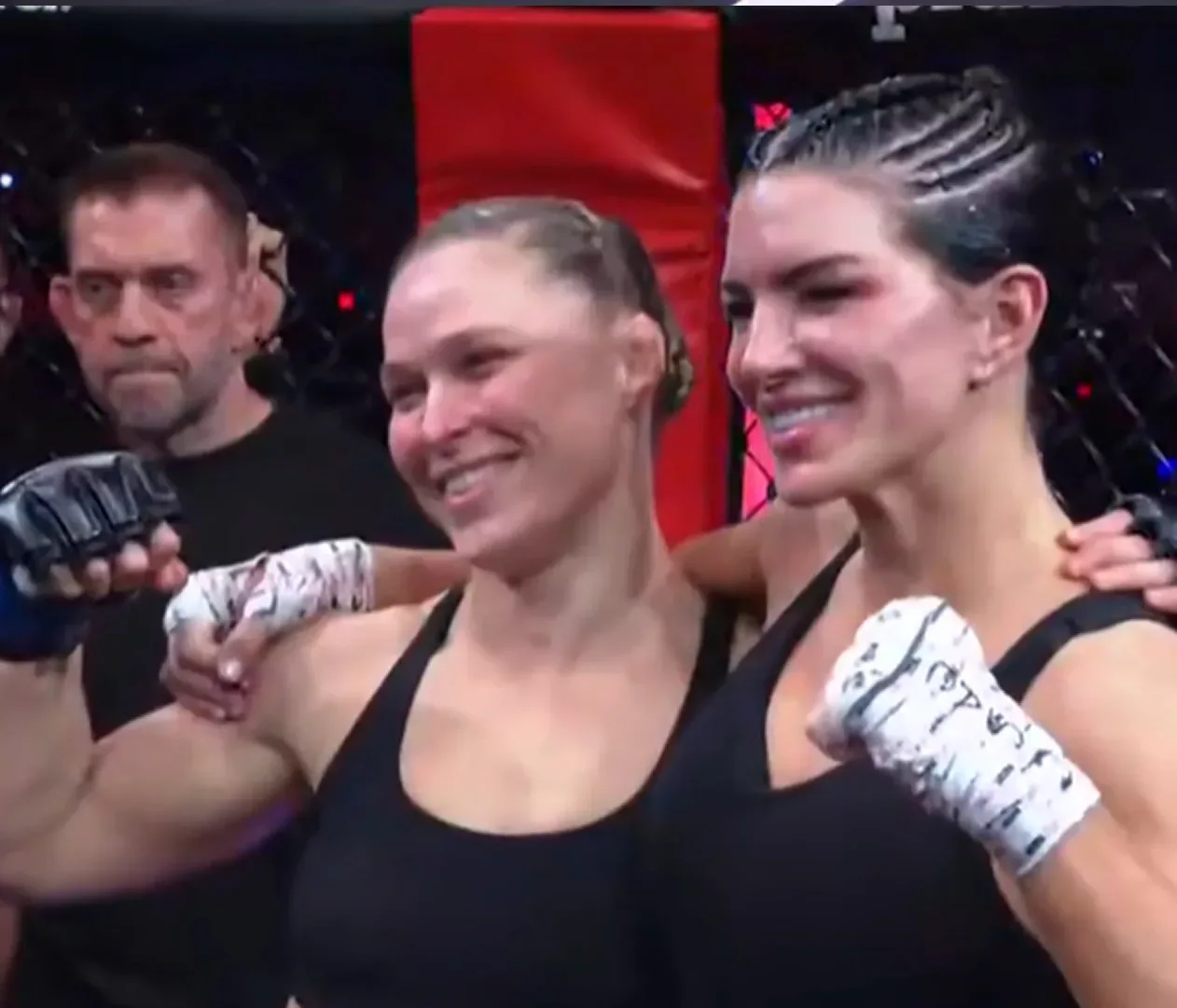 Ronda Rousey venció a Gina Carano en un combate histórico que duró menos de 20 segundos