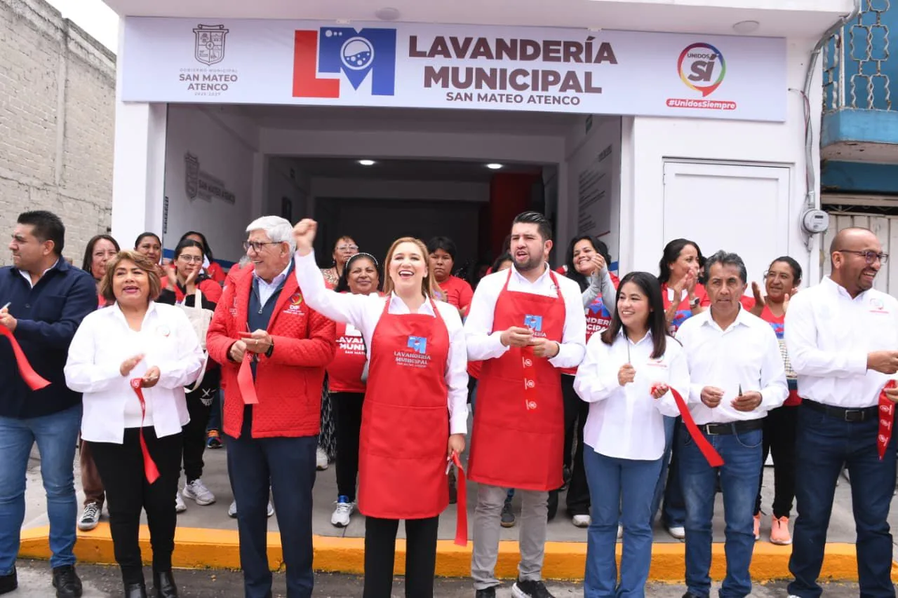 San Mateo Atenco inaugura la primera lavandería municipal gratuita para apoyar a las familias