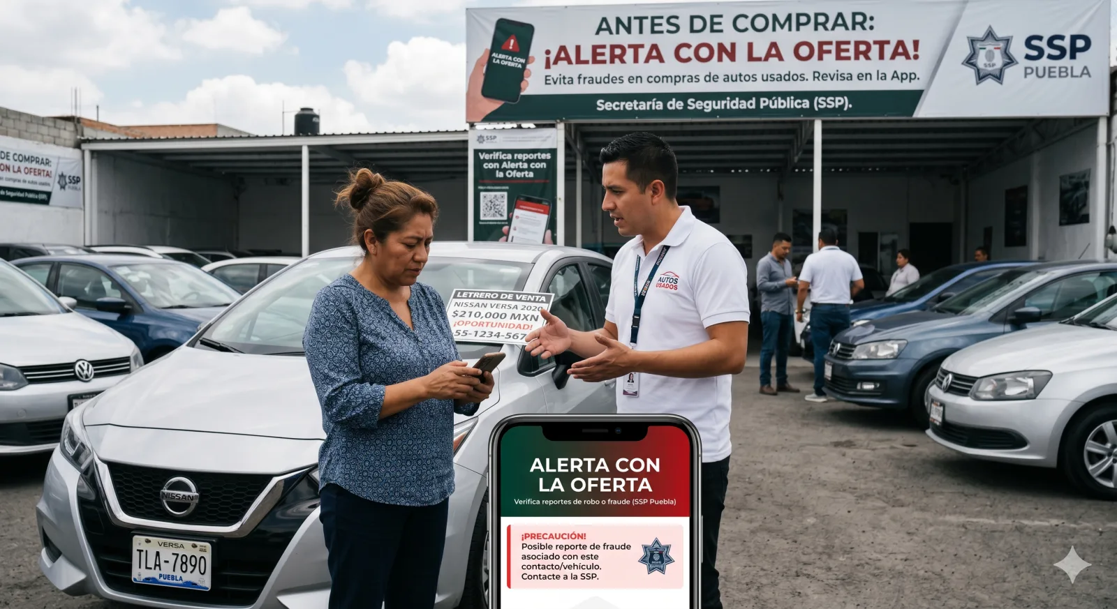 Secretaría de Seguridad impulsa “Alerta con la Oferta” para evitar fraudes en compra de autos