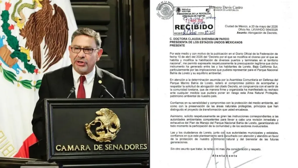 Senador de Morena exige revocar decreto que afecta ecología en Loreto