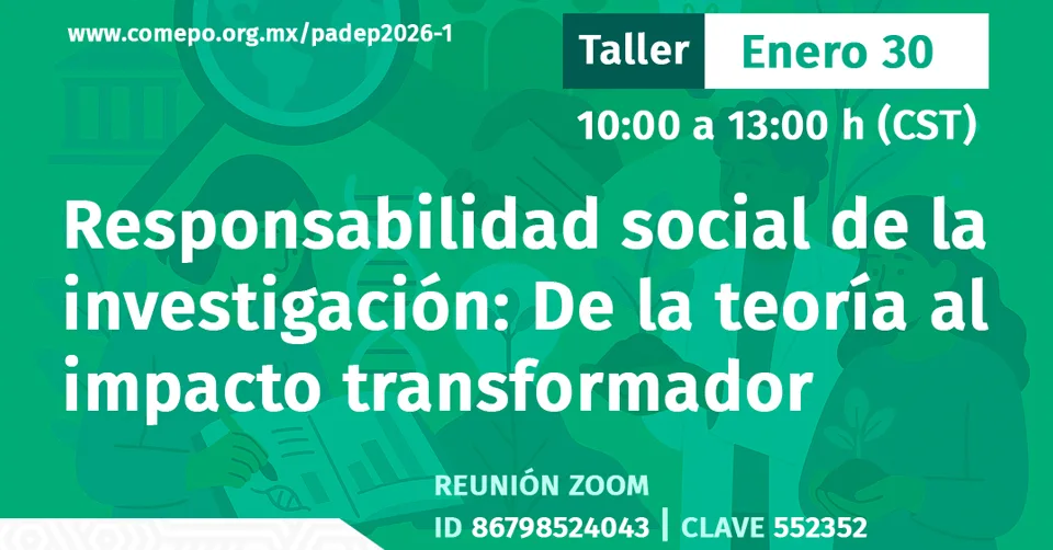 Taller sobre responsabilidad social en la investigación en posgrado para 2026