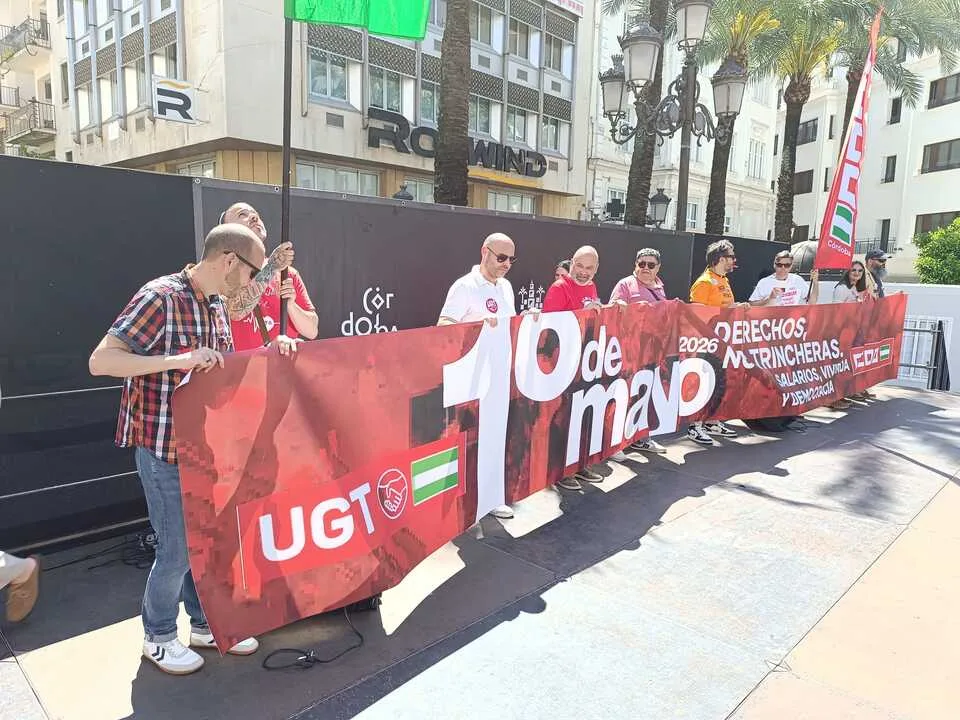 UGT y CCOO convocan a 3.000 personas en Córdoba para reclamar salarios, vivienda y servicios públicos