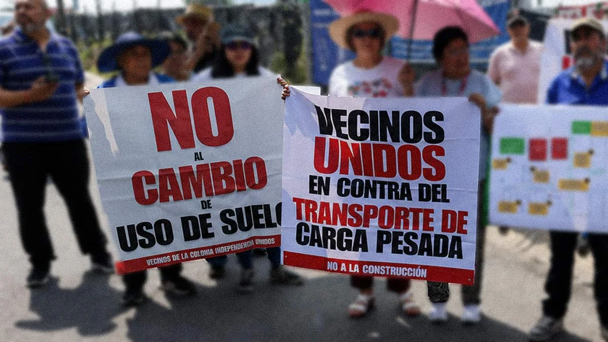 Vecinos de Toluca rechazan cambio de uso de suelo para bodegas y exigen consulta ciudadana