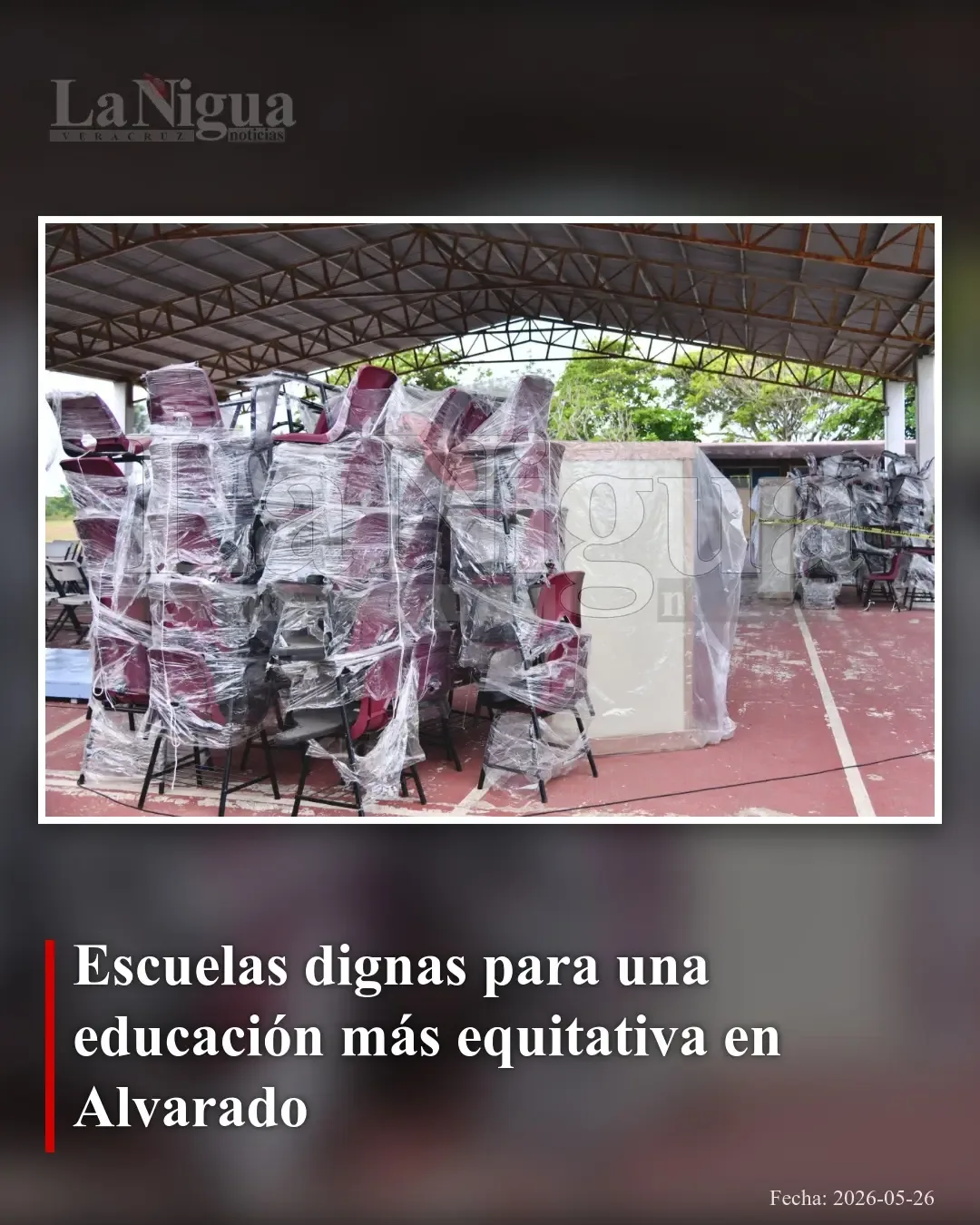 Veracruz impulsa la mejora de infraestructura escolar en zonas vulnerables de Alvarado