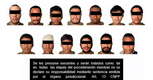 Vinculan a proceso a 13 detenidos con armas exclusivas del Ejército tras operativo en Sinaloa