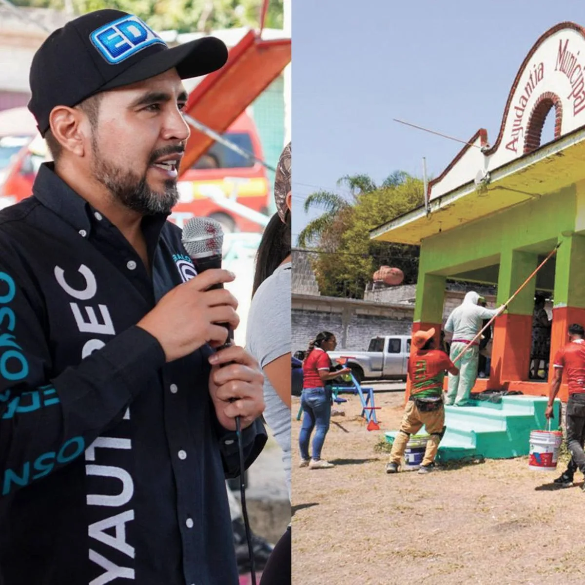 Yautepec embellece la colonia 13 de Septiembre con jornada de trabajo comunitario