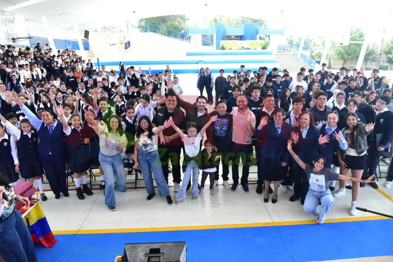 Zacatecas impulsa mensajes positivos a jóvenes mediante conciertos y charlas educativas