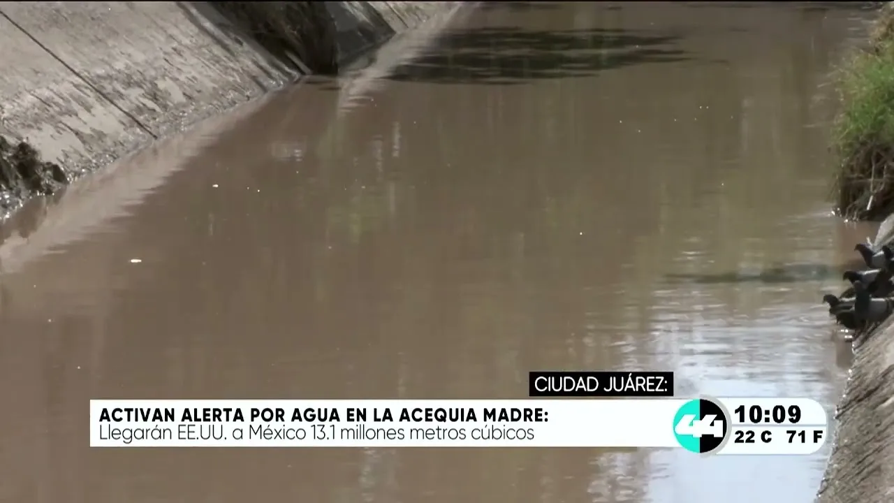 Activan alerta preventiva por riesgo de accidentes en la Acequia Madre por ingreso de agua