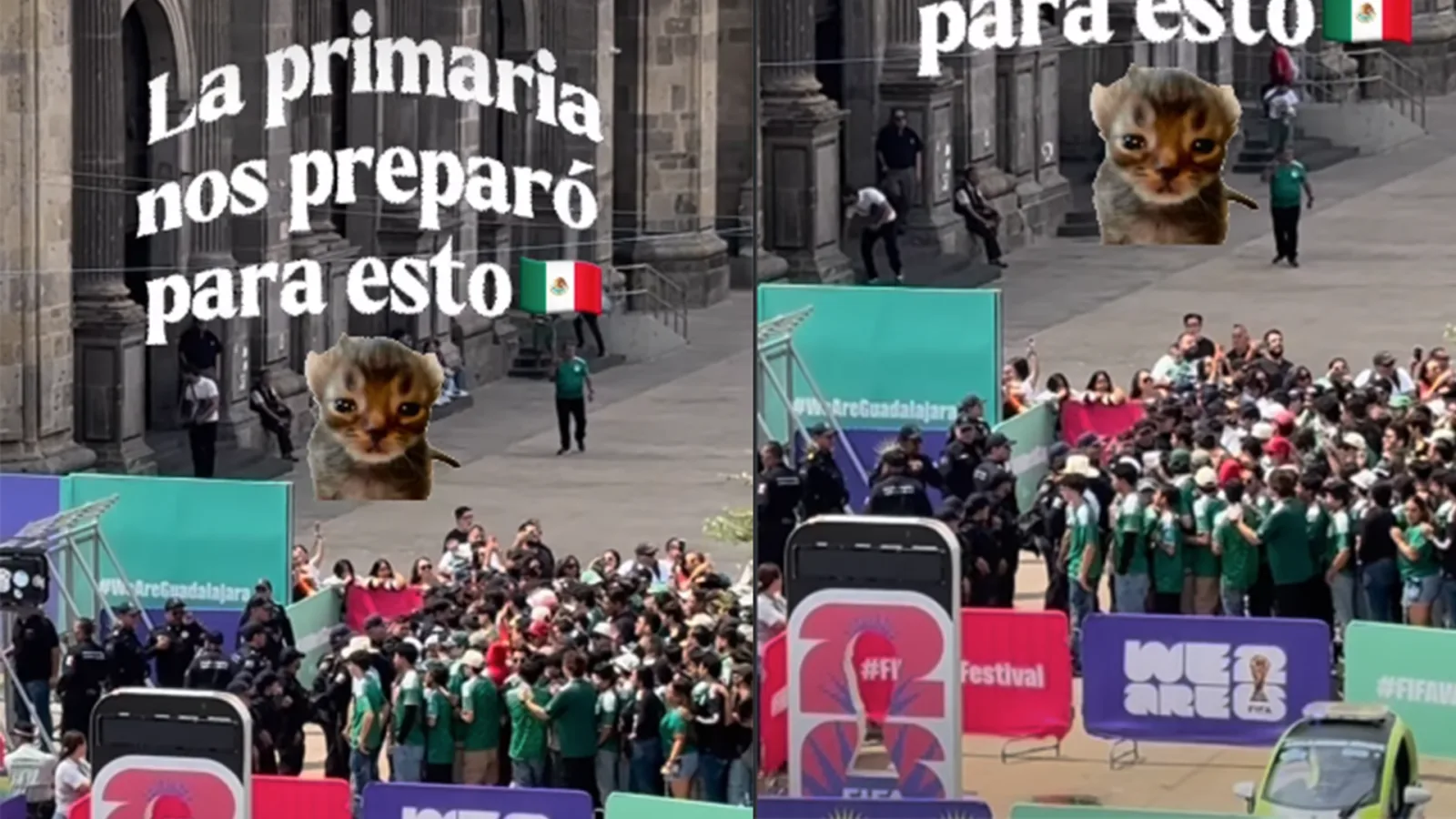 Aficionados aplican la “distancia por tiempos” para entrar ordenadamente al Fan Fest
