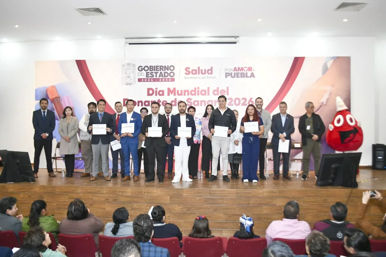 Puebla presenta un modelo educativo para fomentar la donación altruista de sangre en jóvenes