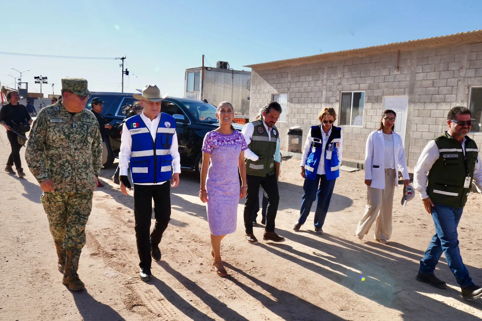 Supervisan avance del nuevo Hospital del IMSS en San Luis Río Colorado que beneficiará a más de 128 mil personas