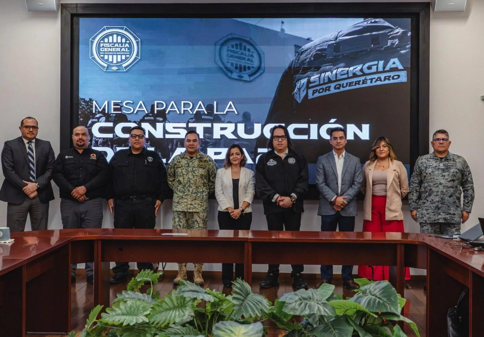 Autoridades refuerzan coordinación para la seguridad en Querétaro con la estrategia Sinergia