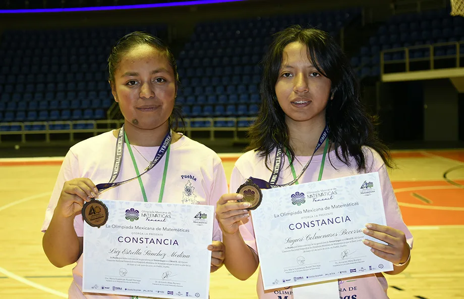 BUAP obtiene medalla de bronce en el Quinto Concurso Nacional Femenil de Matemáticas