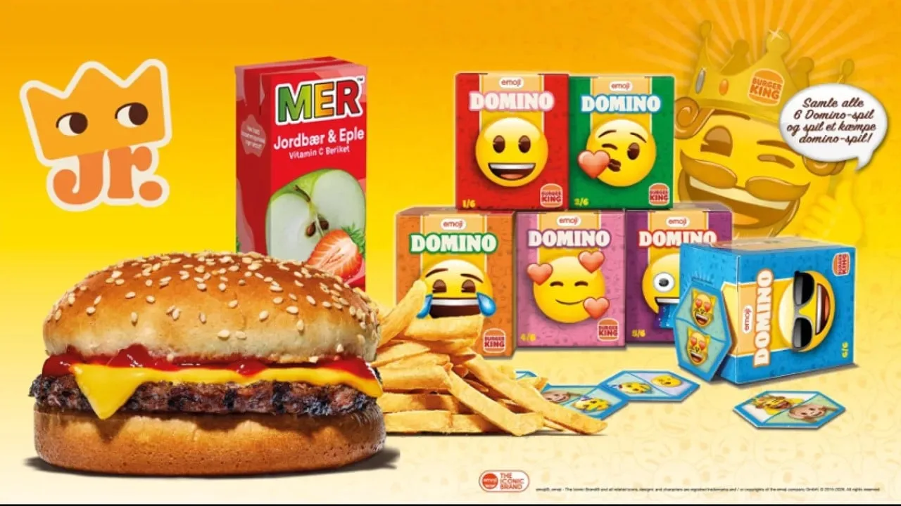Burger King impulsa visitas recurrentes en países nórdicos con coleccionables Emoji