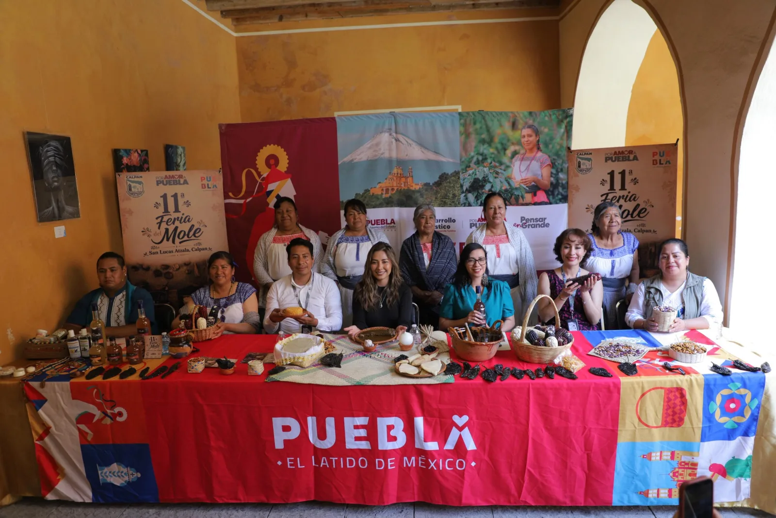 Calpan impulsa su turismo gastronómico con la edición 11 de la Feria del Mole
