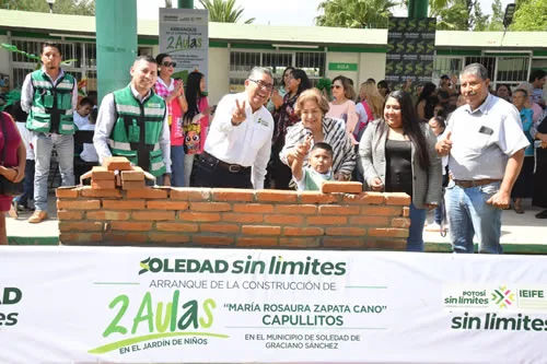 Comienza ampliación del Jardín de Niños Capullito 3 para mejorar la infraestructura educativa