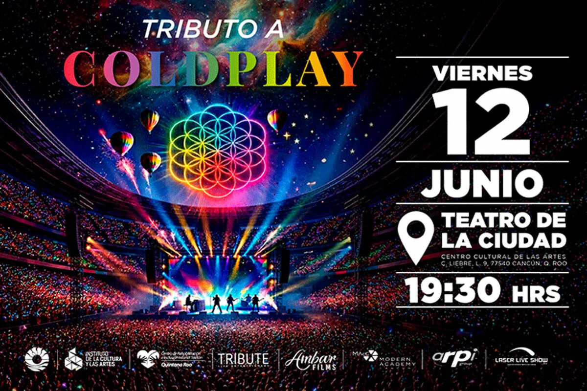Concierto tributo a Coldplay en Cancún apoyará al CRIT Quintana Roo
