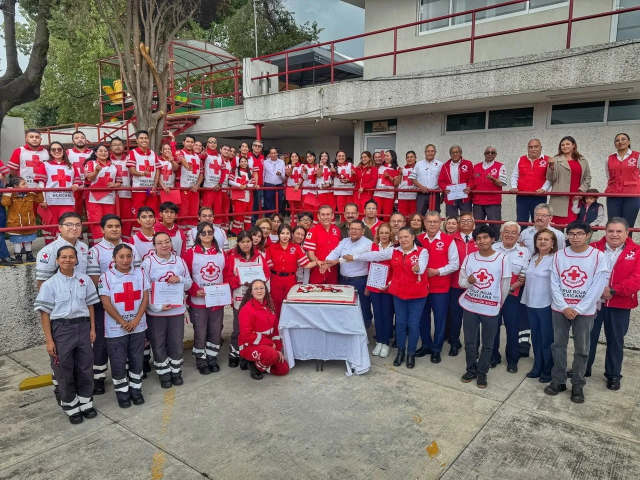 Cruz Roja Toluca honra a sus voluntarios en el Día del Socorrista