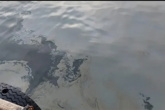 Derrame de combustible contamina la Bahía de Manzanillo y alarma a pescadores