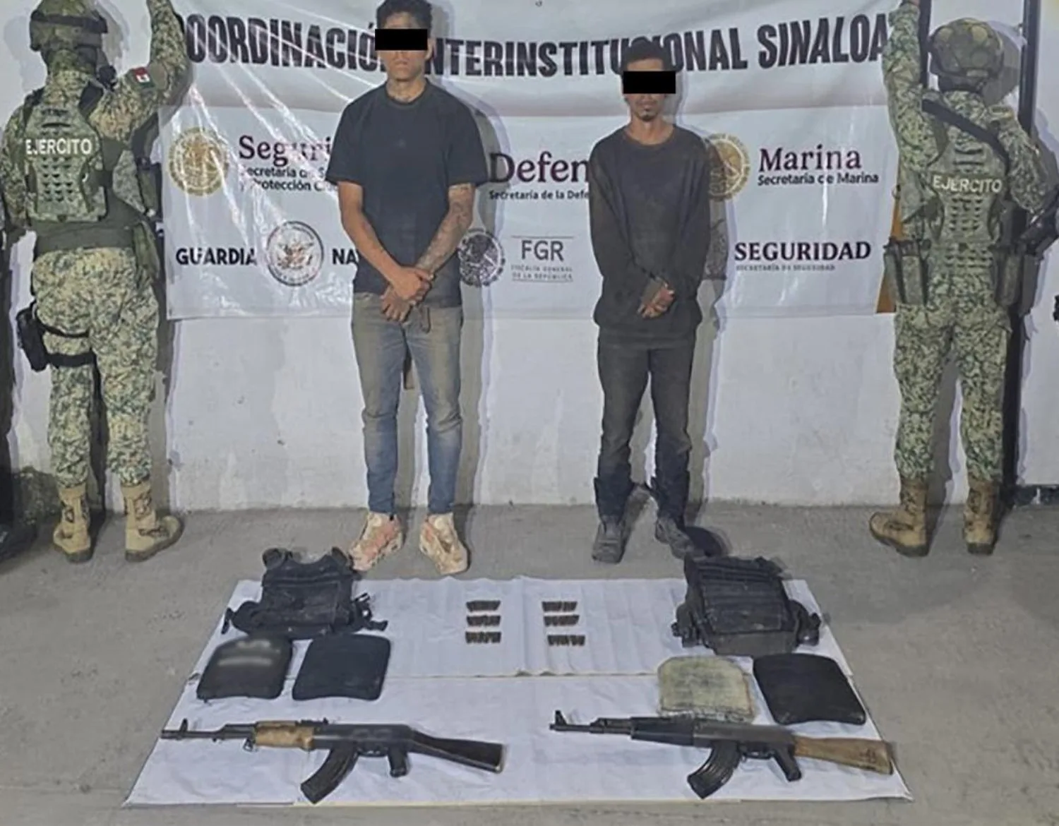 Detienen a 11 presuntos miembros del Cártel en operativos en Sinaloa