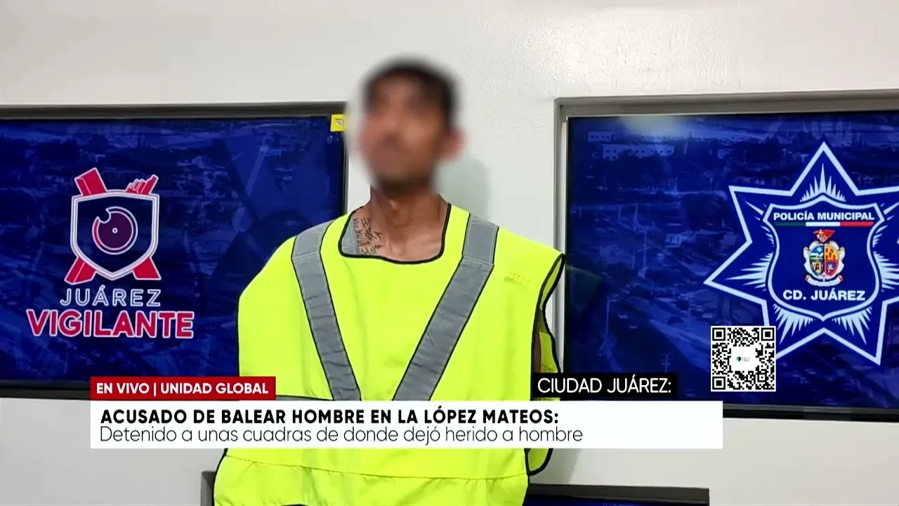 Detienen a hombre sospechoso de intento de homicidio en colonia López Mateos