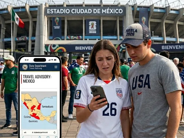 EEUU recomienda no viajar a seis estados de México por riesgo de violencia antes del Mundial 2026