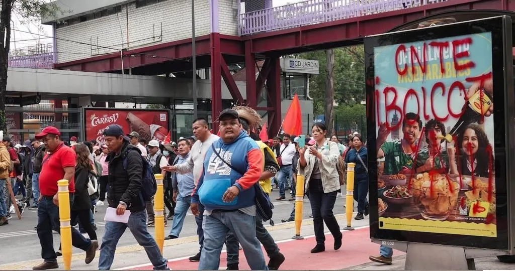 El desafío de la CNTE y el EPR en la Ciudad de México previo al Mundial de Fútbol