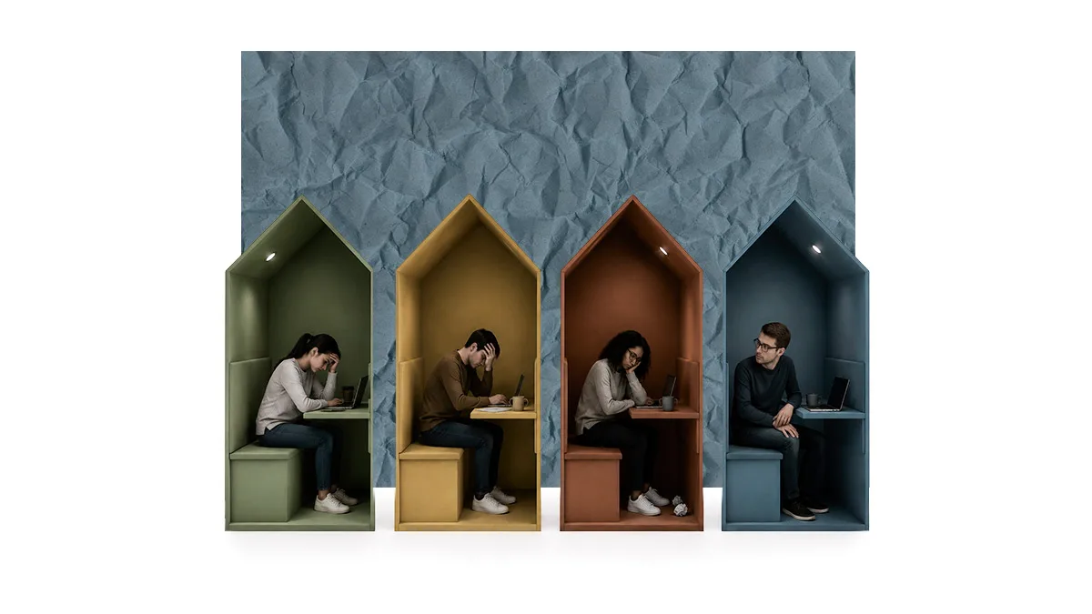 El trabajo remoto impacta la salud mental al eliminar la interacción social cotidiana