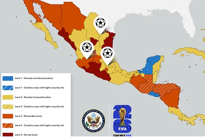 Estados Unidos mantiene alerta de viaje para Michoacán y otras regiones por inseguridad