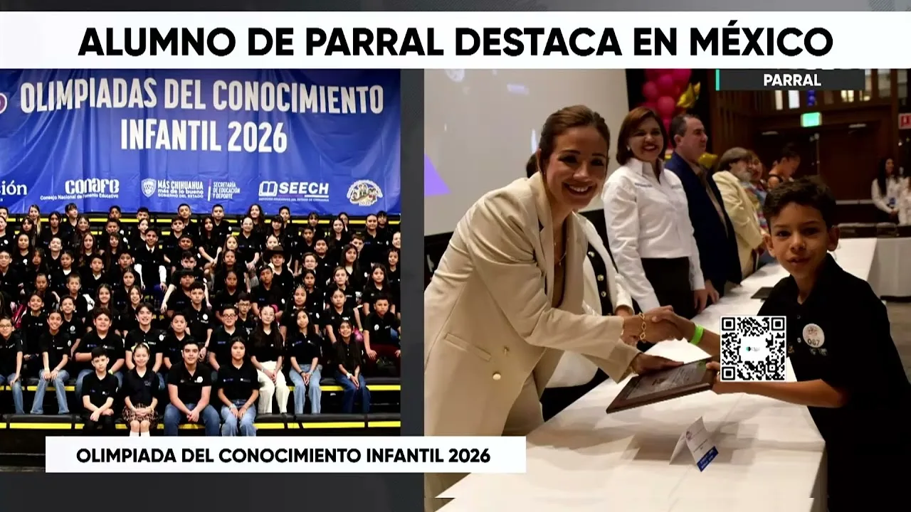Estudiante de Parral gana primer lugar en Olimpiada del Conocimiento Infantil nacional