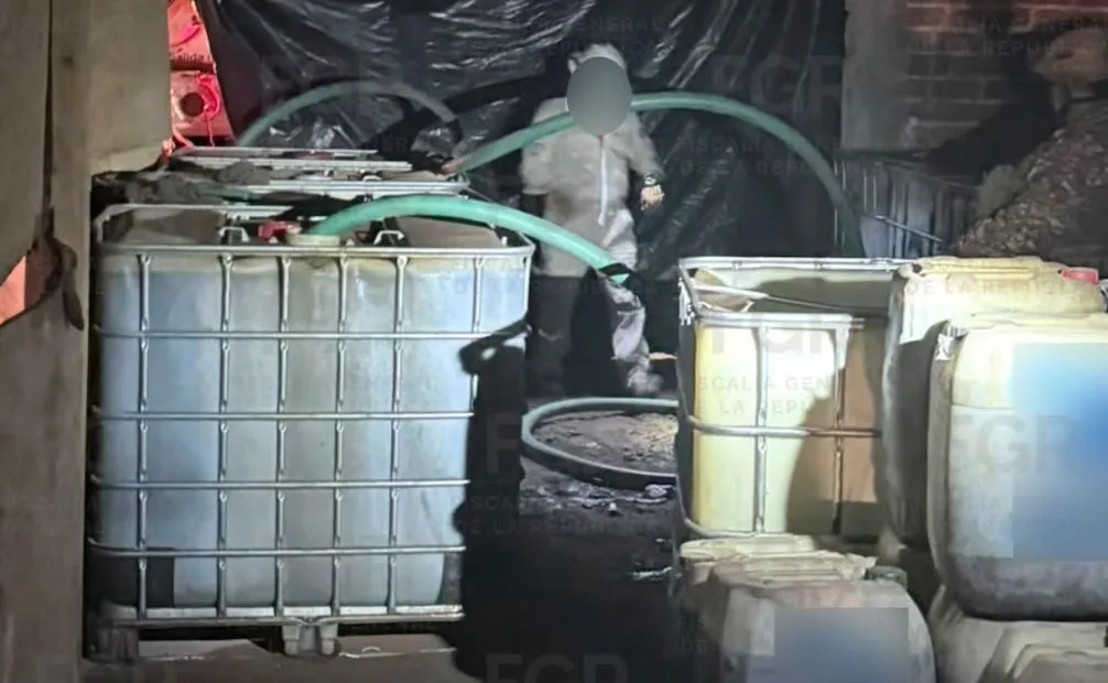 Fiscalía asegura 23 mil litros de hidrocarburo en operativo en Hermosillo