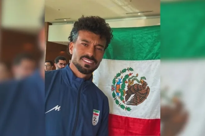 Futbolista iraní agradece a México por la hospitalidad durante el Mundial