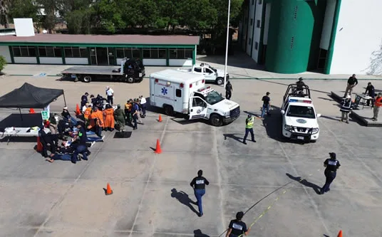 Gobierno de San Luis Potosí fortalece la capacitación de cuerpos de seguridad ante emergencias