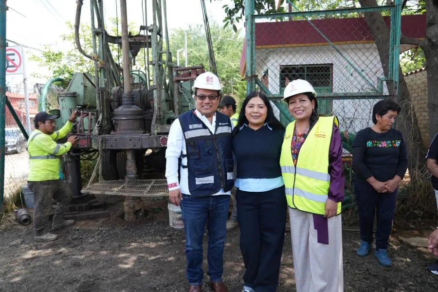 Gobierno estatal impulsa nueva obra para mejorar agua potable en Santa Cruz Xoxocotlán