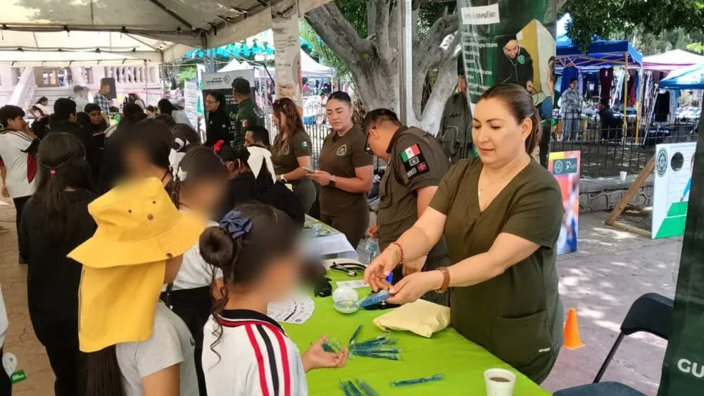 Gobierno estatal lleva feria de seguridad a Villa Hidalgo para fortalecer la prevención y apoyo comunitario