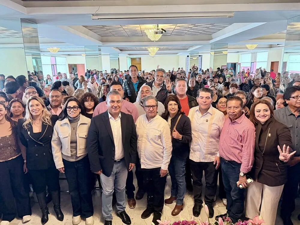 Higinio Martínez refuerza su apoyo a Morena ante comerciantes y dirigentes en Ecatepec
