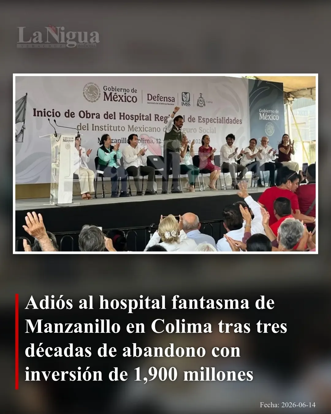Inauguran hospital regional en Colima tras 30 años de abandono y con inversión millonaria