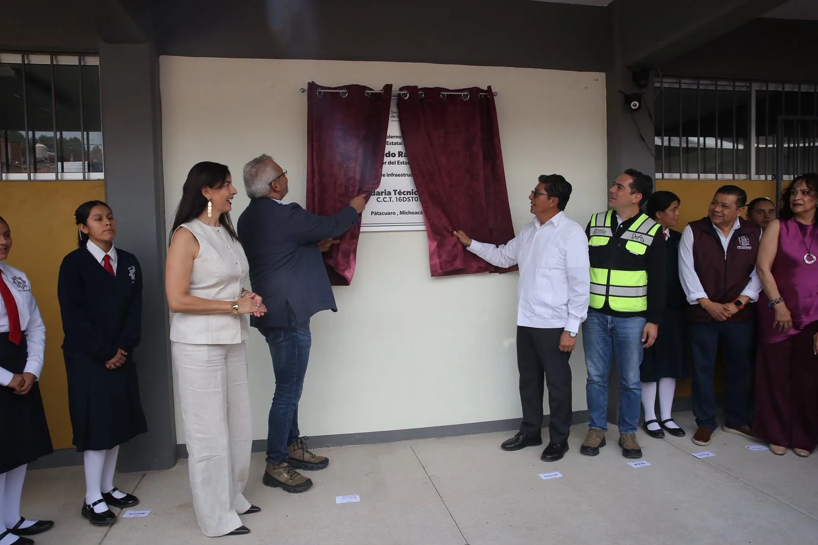 Inauguran nueva Secundaria Técnica 167 en Pátzcuaro con modernas instalaciones