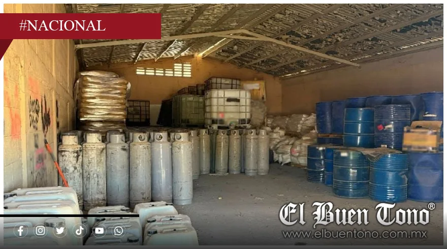 Incautan más de 24 mil litros de metanfetamina líquida en operativo federal en Sinaloa