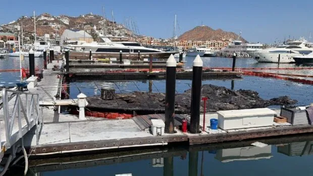 Investigan incendio en Marina El Rey y hallazgo de cuerpo en Cabo San Lucas