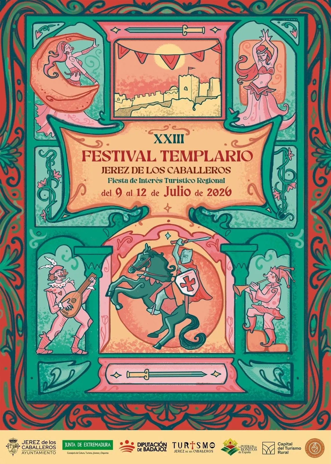 Jerez de los Caballeros revive su historia templaria con un festival de cuatro días