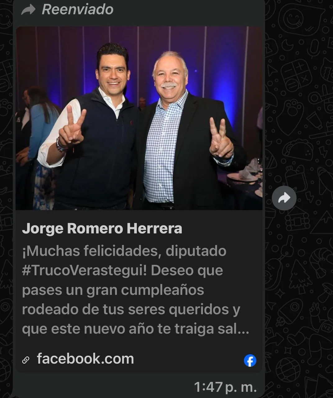 Jorge Romero otorga respaldo público a César Verástegui en medio de tensiones internas